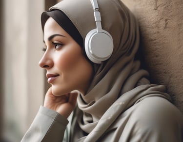 a man riding a skateboard down a street next to tall buildings