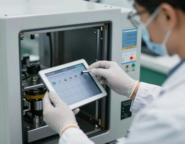 a man riding a skateboard down a street next to tall buildings