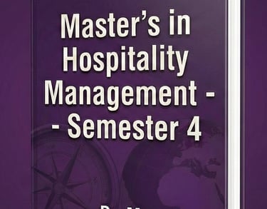 semester 4 Master in hotel management