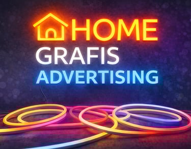 Jasa Neon Flex Home Grafis Advertising
