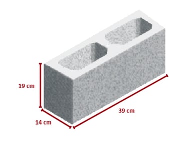 Bloco 14x19x39