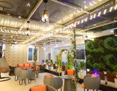 Haridwar rooftop restaurant, Best chaap in Haridwar, Pure veg food Haridwar, Soya chaap near me, Res