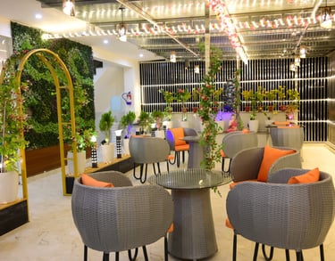 Haridwar rooftop restaurant, Best chaap in Haridwar, Pure veg food Haridwar, Soya chaap near me, Res