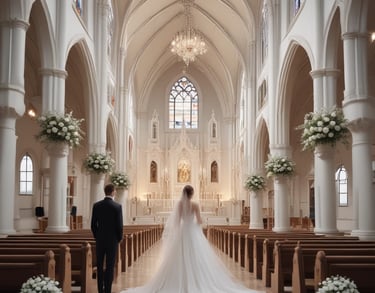 a man riding a skateboard down a street next to tall buildings