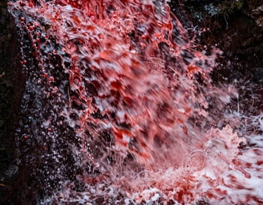 a man riding a skateboard down the side of a ramp