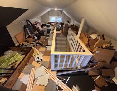 Attic Cleanout in Lima Ohio
