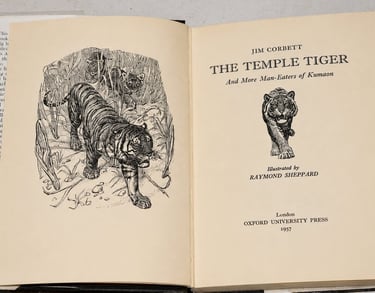 Jim Corbett Book - The Temple Tiger