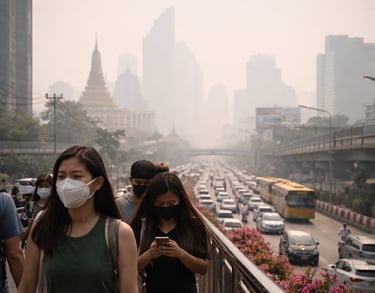 PM2.5 rises across Thailand