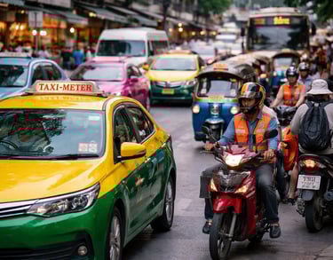 Thailand bans fare increases for taxis and ride services