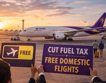 temporary cut in jet fuel tax