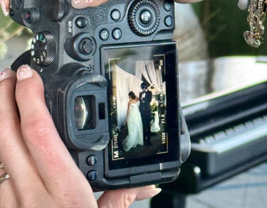 Photographer SOOC shot of wedding portfolio builder shot in the Stone room at Atlas Studios