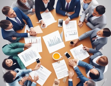 a man riding a skateboard down a street next to tall buildings