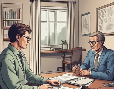 a man riding a skateboard down a street next to tall buildings