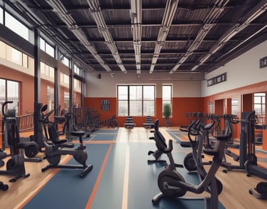 Public swimming pool area inspected for health compliance.