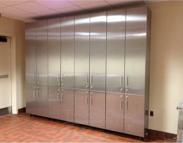stainless steel storage for fire station