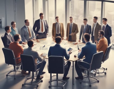 a man riding a skateboard down a street next to tall buildings