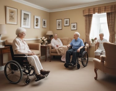 a man riding a skateboard down a street next to tall buildings