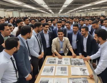 a man riding a skateboard down a street next to tall buildings