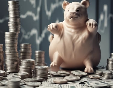 a man riding a skateboard down a street next to tall buildings