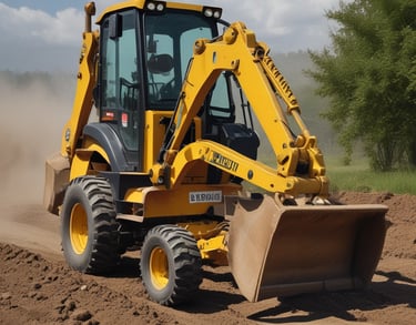 a man riding a skateboard down a street next to tall buildings