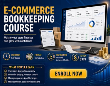 E-Commerce Bookkeeping Course
