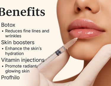 Professional lip filler treatment for enhanced volume at Glam S  Beauty.