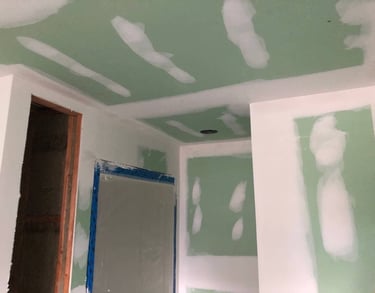 Bathroom Drywall with level 4 drywall finish