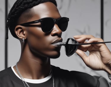 black blue and yellow textile