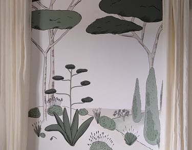 Fresque cabinet