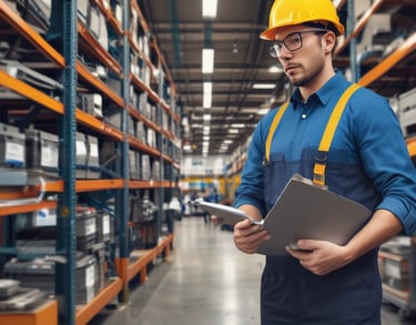 a man riding a skateboard down a street next to tall buildings