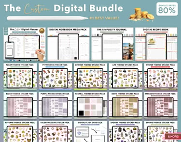 Digital Planner, Goodnotes Planner, iPad Planner, Notability Planner,Dated Digital Planner,2024 2025