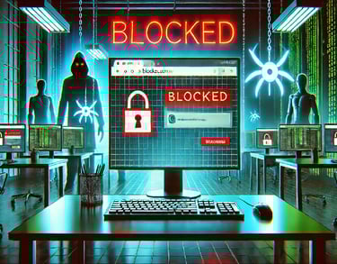 blocked malicious website