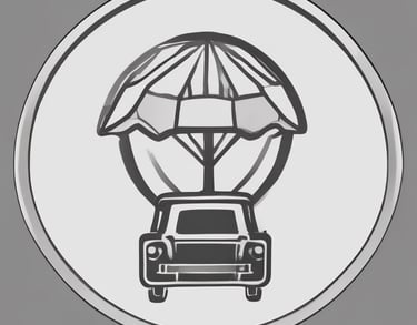 a man riding a skateboard down a street next to tall buildings