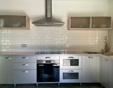 cuisine avec carreaux metro blanc