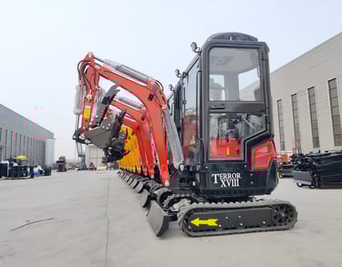 2 ton mini excavators with cabins