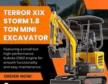 2 ton mini-excavator
