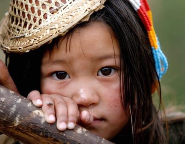 bhutanese-little-girl-from-northern-reaches-of-bhutan-wearing-the-highlanders-hat-at-laya