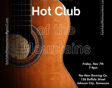 Hot Club of the Mountains @ Yee-Haw Brewing Company