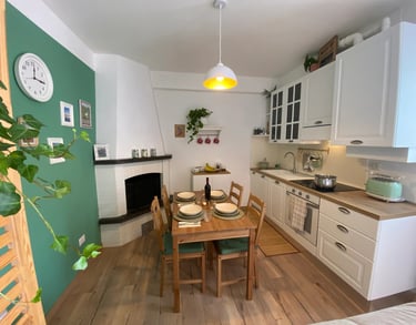 zona giorno con cucina completa ddi casa di lucy foligno