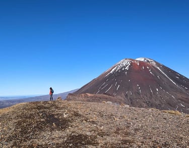Mar en el Tongariro Alpine Crossing