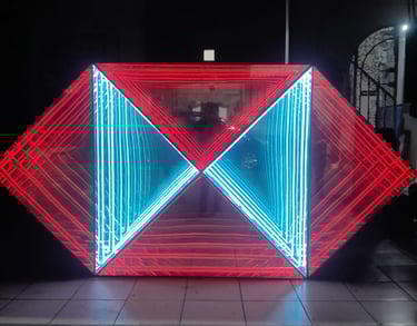 letras infinito, letras 3d infinito, letras 3d espejo infinito