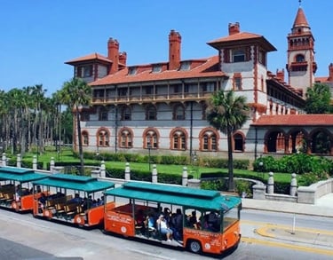 St. Augustine Florida hop on hop off trolley tour