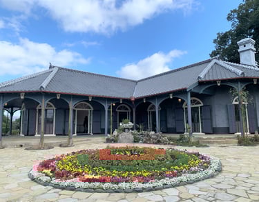 Western-style houses at Glover Garden overlooking Nagasaki Harbor