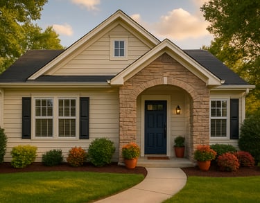 Photo of an inviting rental house