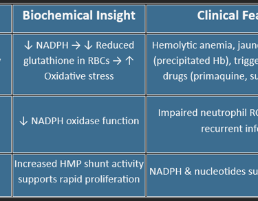 HMP shunt-biomedical importance