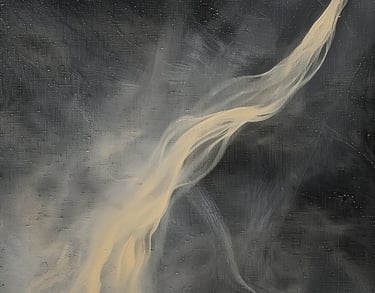 Focus abstract wall art print, black and soft beige textured modern painting composition