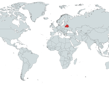 Belarus on the World Map
