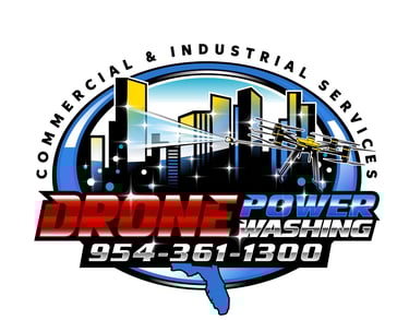 official logo drone power washing