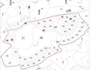 Reparcelación urbanización La Exótica