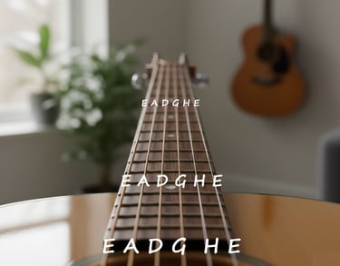 A gitár húrok neve és sorrendje